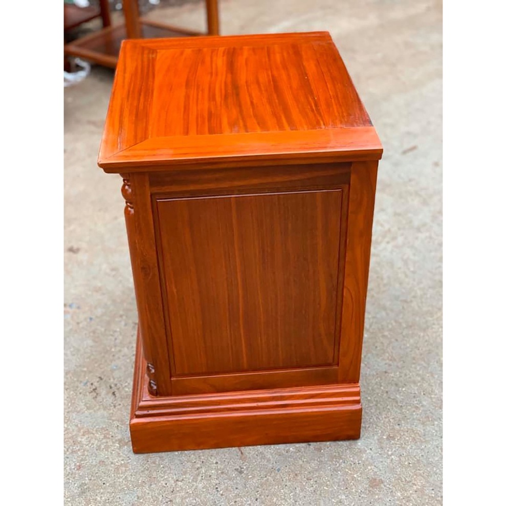 TỦ TÁP GỖ HƯƠNG KÊ ĐẦU GIƯỜNG CÓ CÁNH VÀ NGĂN KÉO CAO 60X50X40