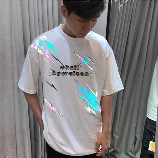 Áo Thun Unisex Phản Quang Tia Sét