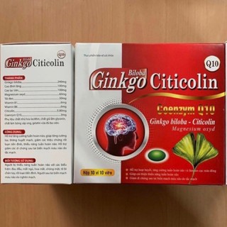Ginkgo Biloba 240mg Bổ não, tăng cường tuần hoàn máu hiệu quả hộp 100 viên