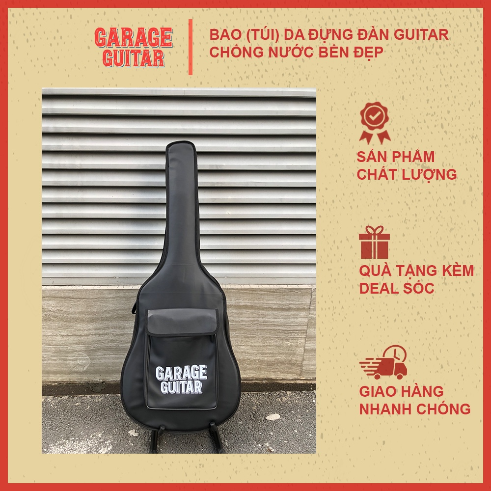 Bao túi da đựng đàn guitar chống nước, va đập, nhiều size phù hợp tất cả các loại đàn thùng, guitar điện - Garage Guitar