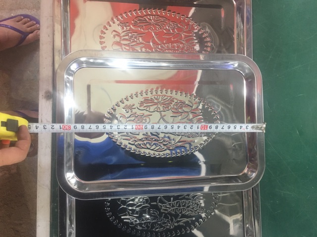 Mâm inox chữ nhật