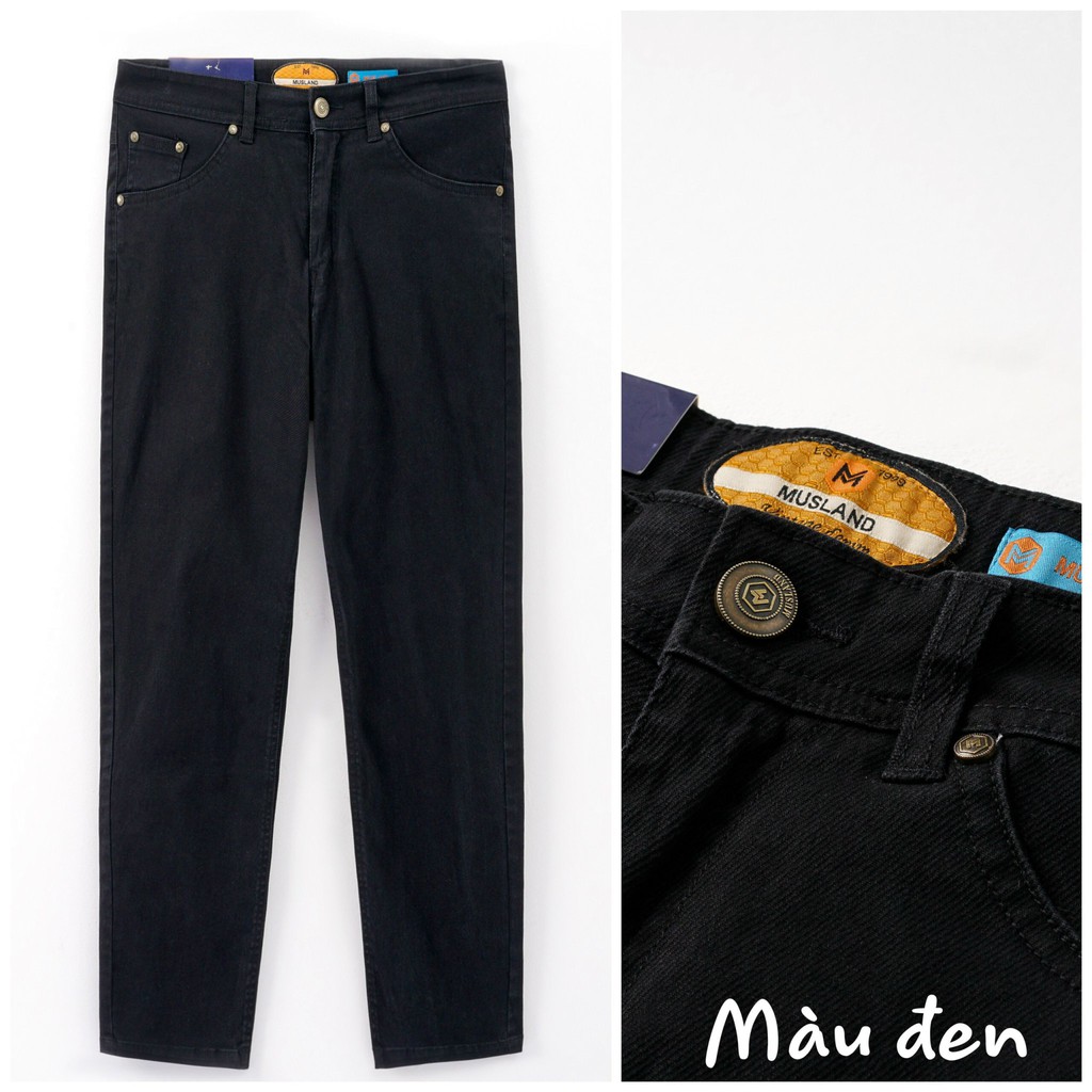 Quần kaki Jeans nam chất dệt chìm co giãn bộ nhiều màu | BigBuy360 - bigbuy360.vn