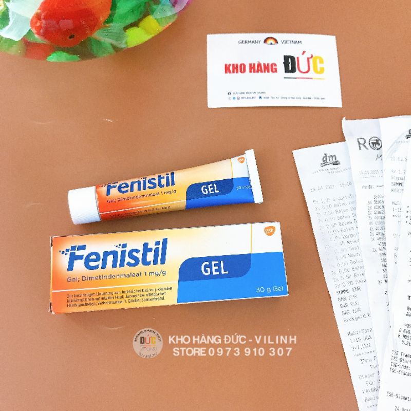 FENISTIL GEL (30G) CHUYÊN LÀM DỊU VẾT ☘CÔN TRÙNG CẮN☘VẾT BỎNG &amp; NGỨA☘ĐAU RÁT