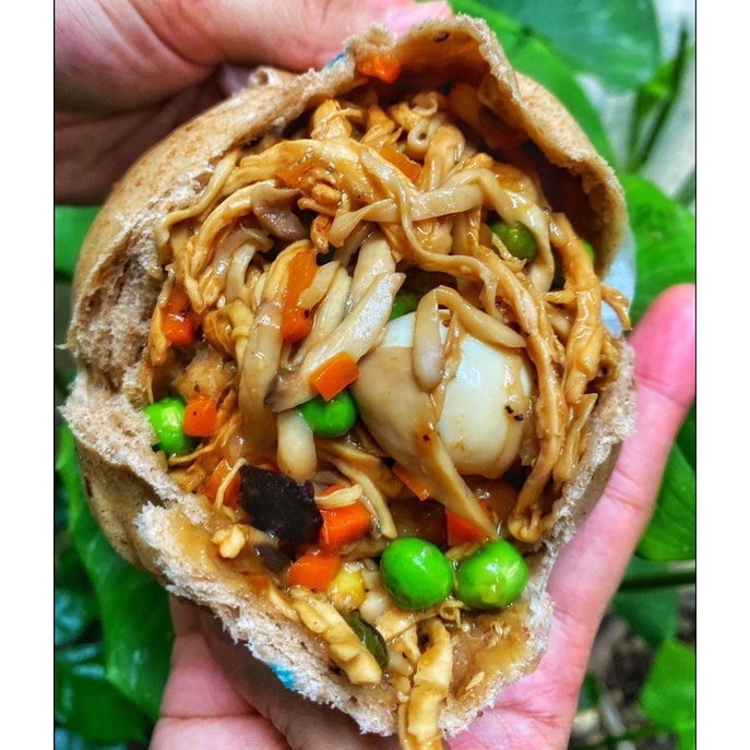 Bánh Bao Nguyên Cám Nhân Gà Nấm Eatclean Dành Cho Người Ăn Kiêng