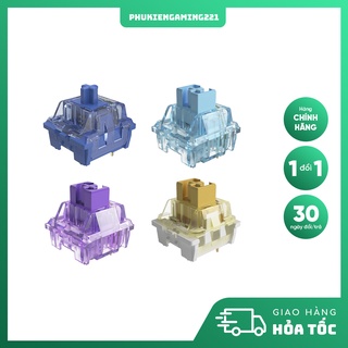 Tổng Hợp Switch Tactile Bàn Phím Cơ - AKKO CS Switch ( Lavender Purple/Jelly Purple/Pom Brown/Jelly Blue) - 45 Switch/bộ
