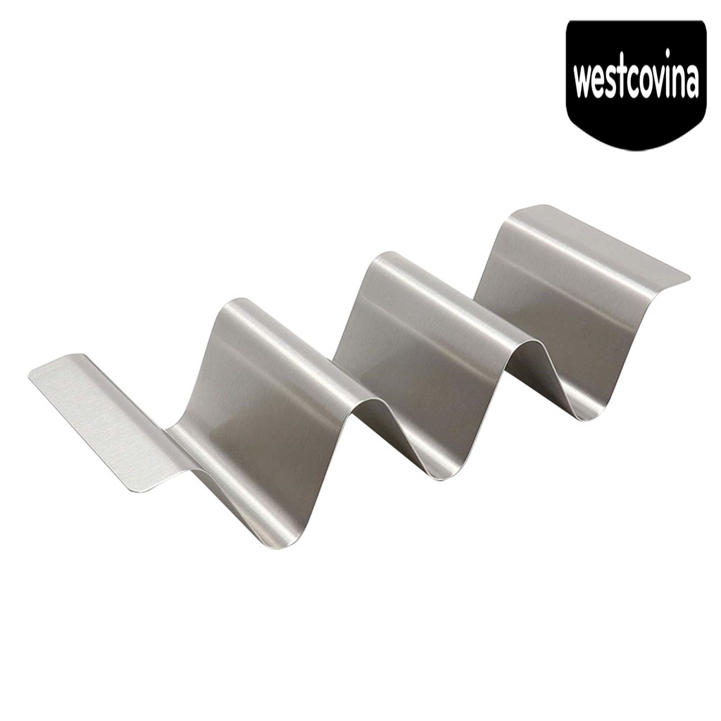 [Hot]☀ Giá Đỡ Bánh Taco Hình Sóng Bằng Thép Không Gỉ