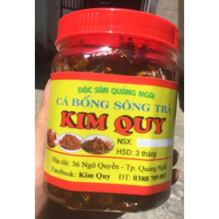 CÁ BỐNG SÔNG TRÀ (NHÀ LÀM) 250gram /hủ