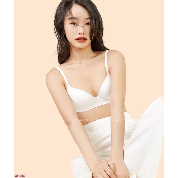 Áo lót trơn đệm mỏng có gọng Myna Bra: AL504