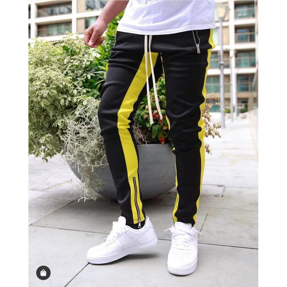 Quần Thể Thao ❣️𝒇𝒓𝒆𝒆𝒔𝒉𝒊𝒑❣️ Quần Jogger zipper 2 Line Cực Chất