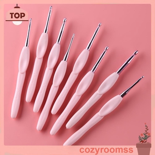 8 Chiếc móc đan len bằng nhôm để làm đồ thủ công 

