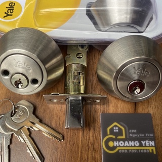 Khóa tròn chìm, Khoá cóc Yale inox, Khóa chìm