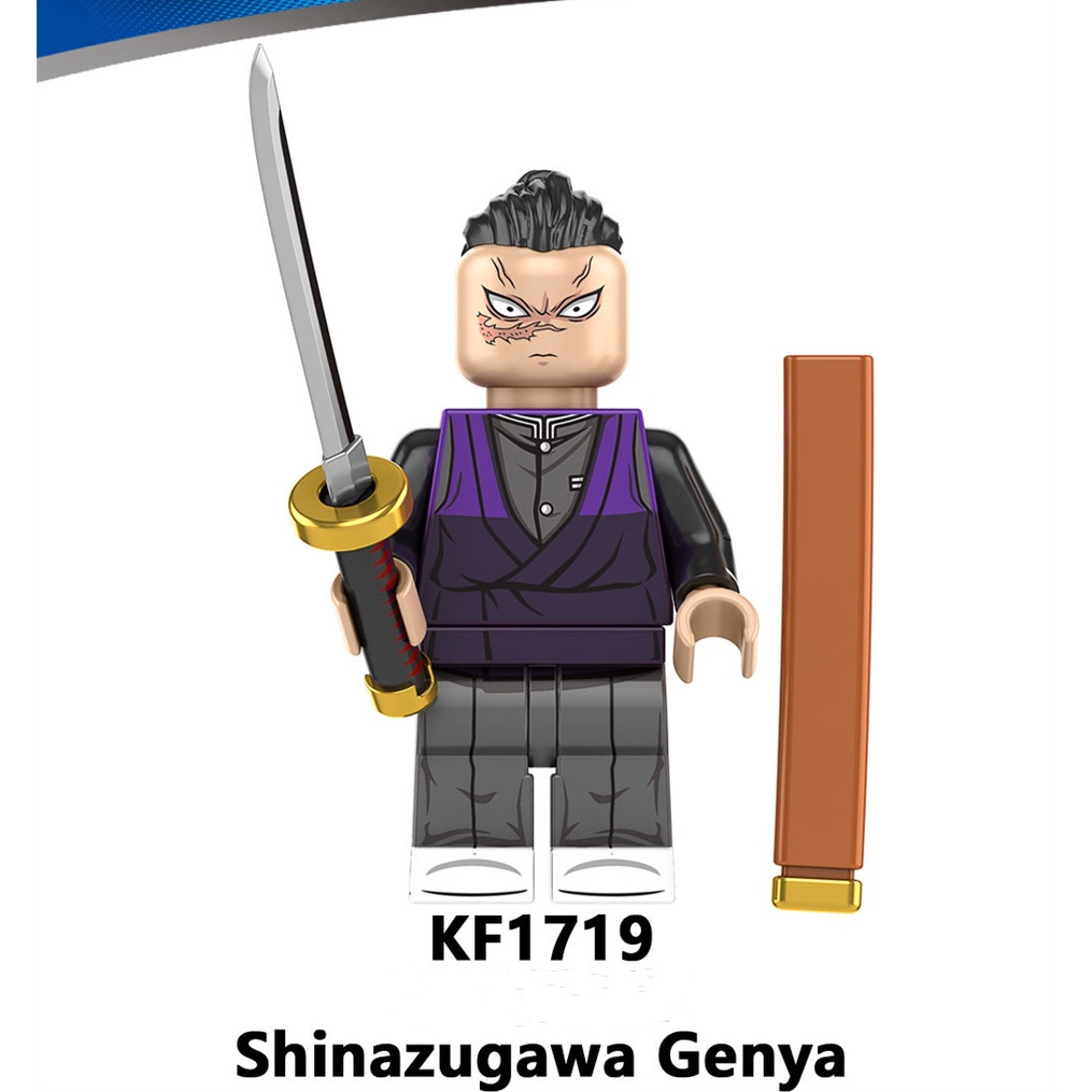 Mô Hình Lego Nhân Vật Anime Demon Slayer Tanjirou Akaza Giyuu Inosuke