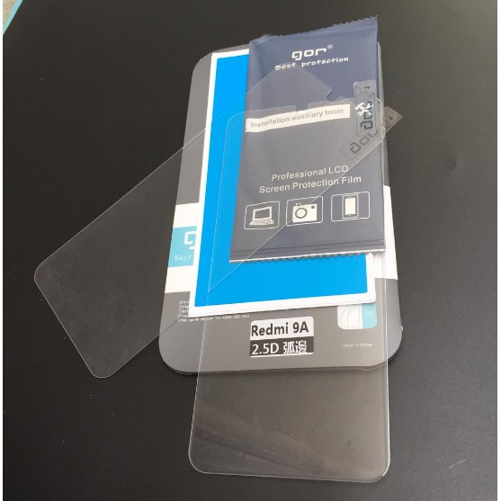 Bộ 2 kính cường lực Gor cho Xiaomi Redmi 9A/ Redmi 9C/ Redmi 9 chống bám vân tay trong suốt