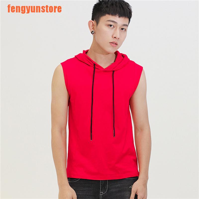 Áo Hoodie Sát Nách Kiểu Thể Thao Thời Trang Mùa Xuân Cho Nam