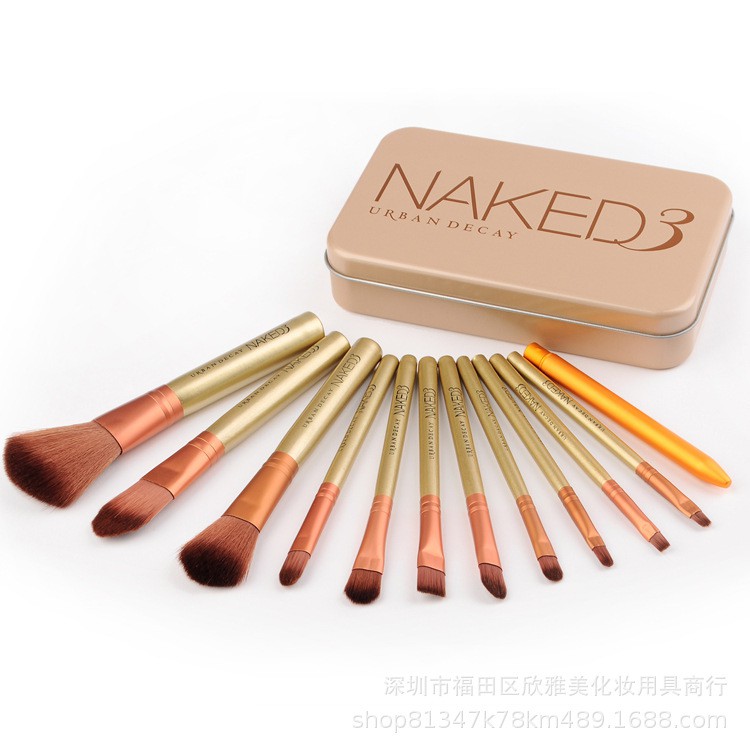 BỘ CỌ TRANG ĐIỂM CAO CẤP 12 CÂY NAKED3