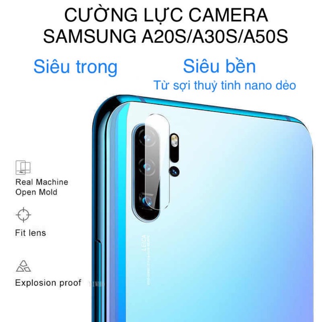 Dán cường lực camera Samsung galaxy A20s A30s A50s siêu bền