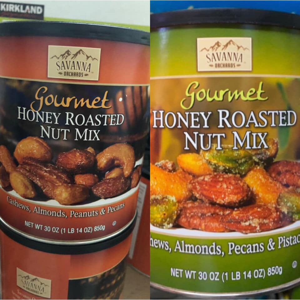 Mix Nut Hạt Hỗn Hợp Tẩm Mật Ong Savanna Orchards Honey Roasted Nut Mix 850g