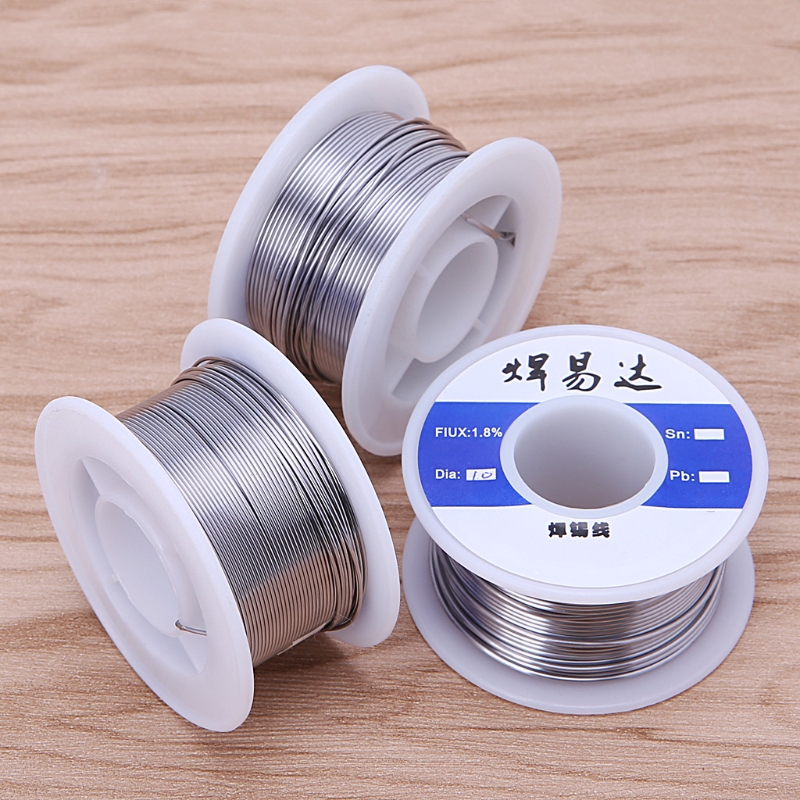 Cuộn Dây Thiếc Hàn Chì Nóng Chảy Lõi Chất Khử Rosin 0.6mm/0.8mm/1.0mm