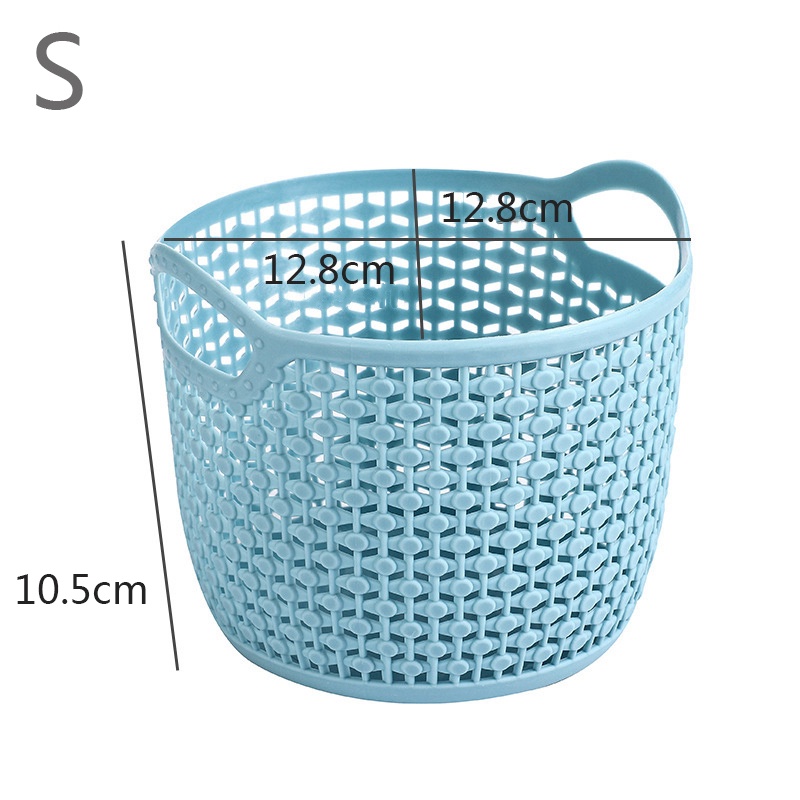 Rổ Nhựa Đựng Vật Dụng Bút Viết, Cọ Trang Điểm Để Bàn Sang Trọng (Số 6)