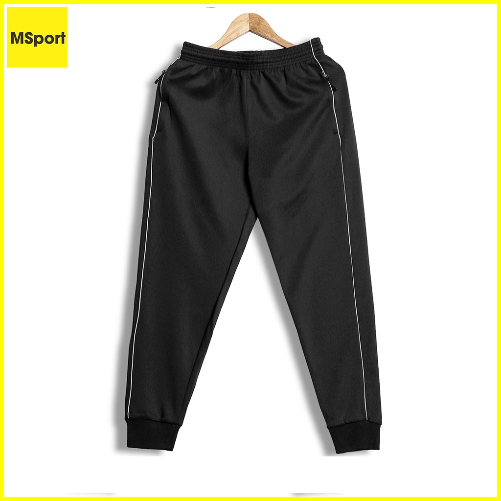 Quần Jogger Nam Thể Thao Ống Bo Có Dây Rút, Chất Liệu Poly 2 Da Dày Dặn Cao Cấp QUAN.14