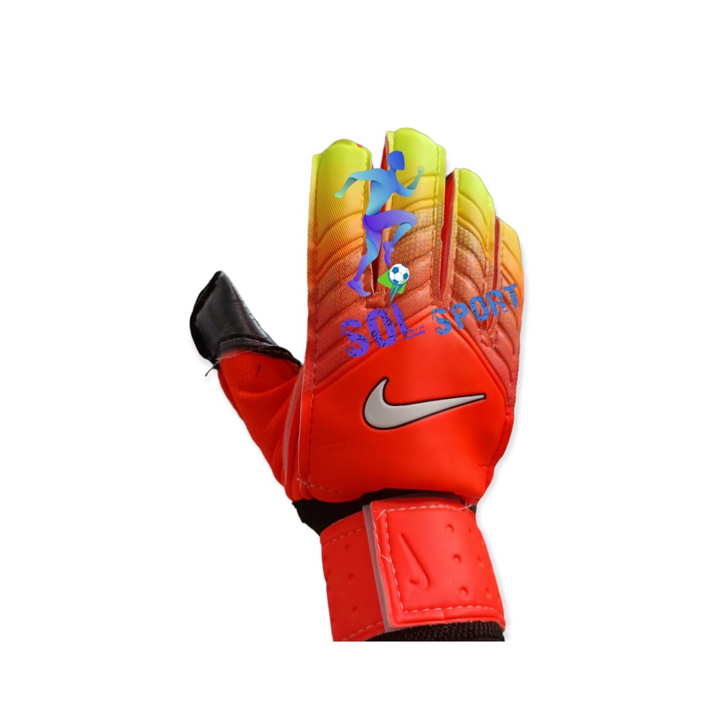 Găng thủ môn cao cấp có xương đỡ trợ lực ngón bắt dính - solsport - baxusport