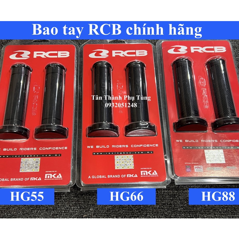 Bao tay RCB HG55, HG66, HG88 - Màu đen chính hãng