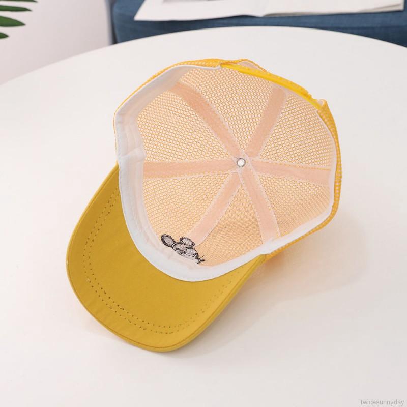 Mũ Lưỡi Trai Phối Lưới Thoáng Khí Đáng Yêu Dễ Thương Cho Bé