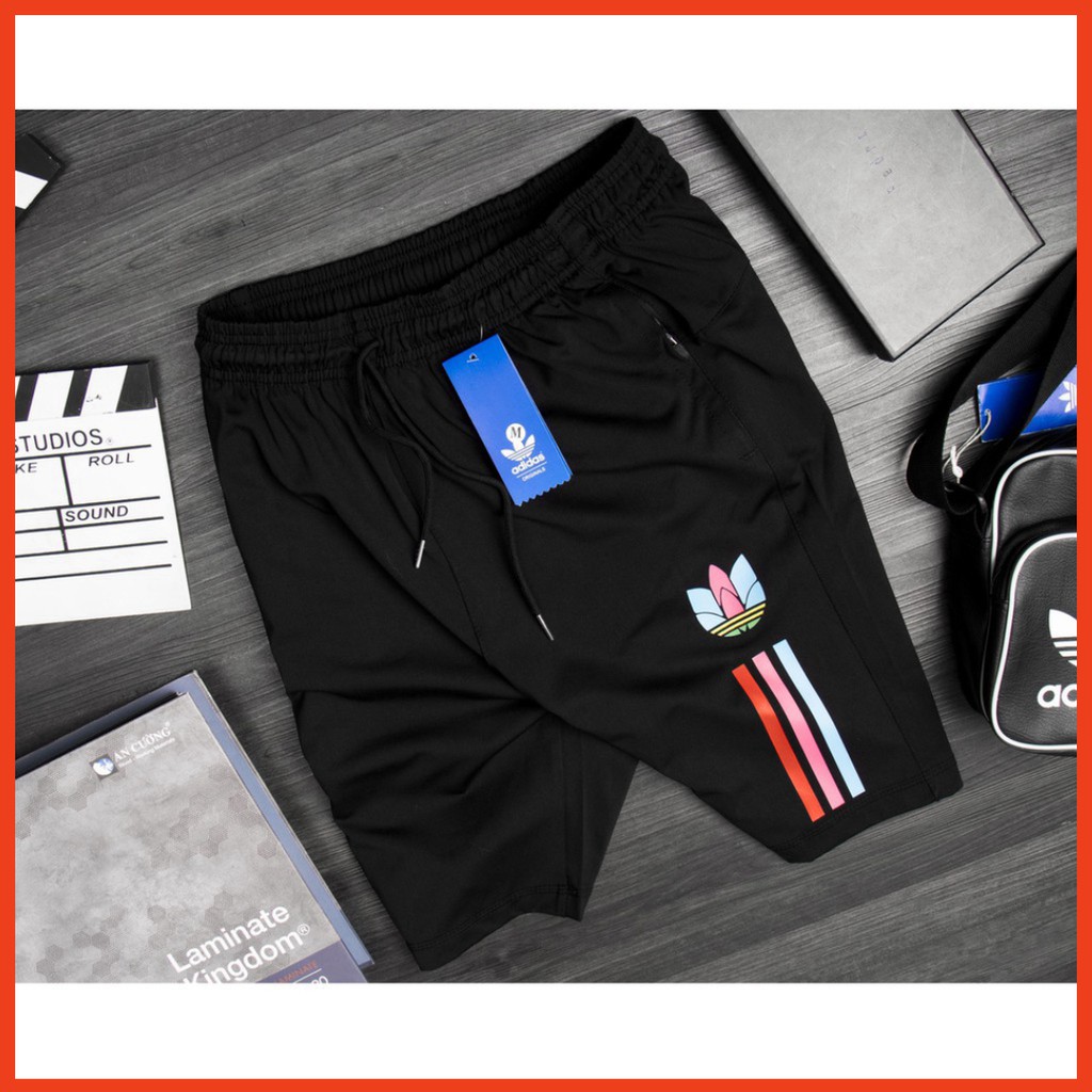 Quần short thể thao nam, quần đùi tập gym nam cao cấp chất liệu thun poly mịn mát QS12 | BigBuy360 - bigbuy360.vn