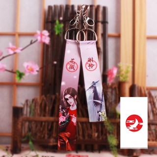 Móc khóa vải có chuông anime thiên quan tứ phúc