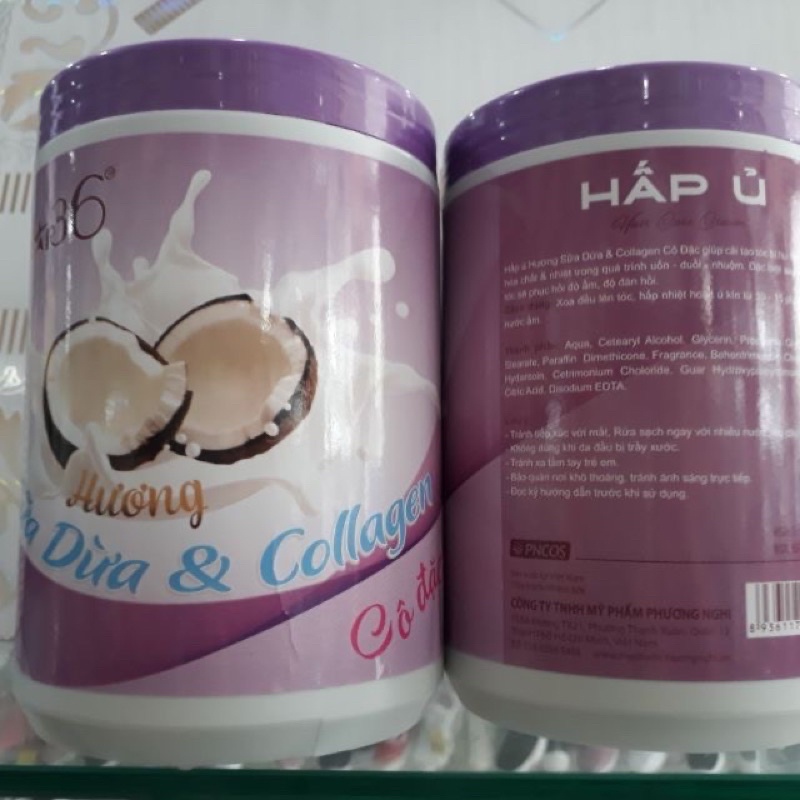 Kem ủ tóc hương sữa dừa và collagen 1000ml
