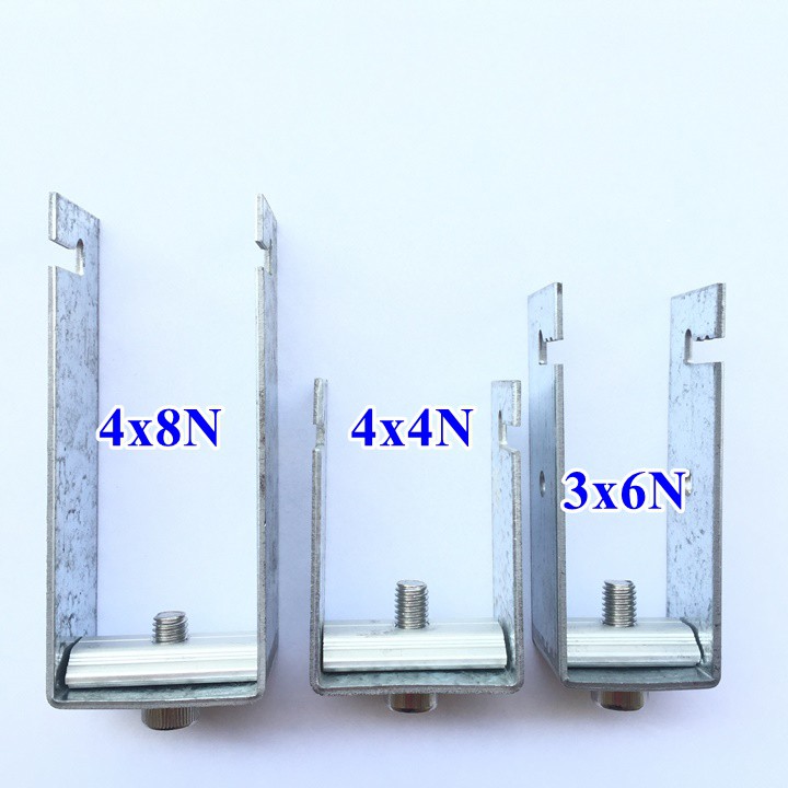 Pát u kẹp tấm pin năng lượng mặt trời-3x6,4x4.4x8- New