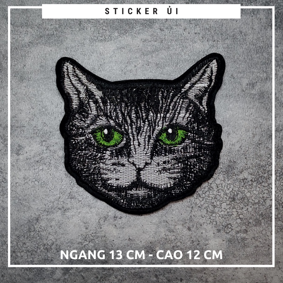 Sticker ủi áo Cao cấp - CÓ SẴN KEO ỦI - sticker vải dùng làm miếng vá áo, phụ kiện trang trí quần áo, balo, giày, nón