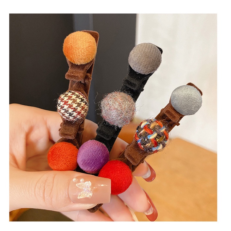 Kẹp Tóc Mỏ Vịt Thiết Kế Một Bên Tiện Dụng Cho Nữ