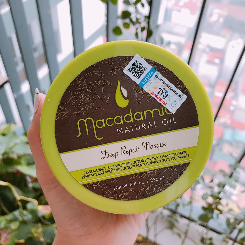 Kem hấp tóc Macadamia Deep Repair Masque 236ml