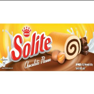 Bánh bông lan Solite cuộn kem socola 360g