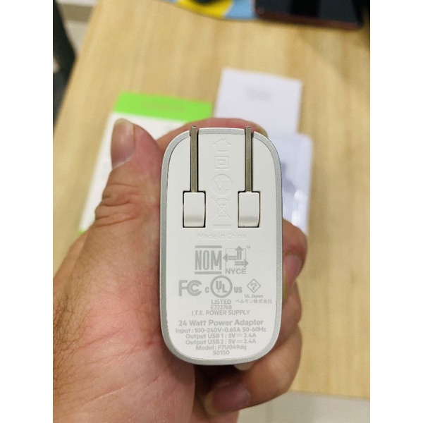 Bộ sạc nhanh 2 cổng 24w  chính hãng Belkin - bảo hành 12 tháng