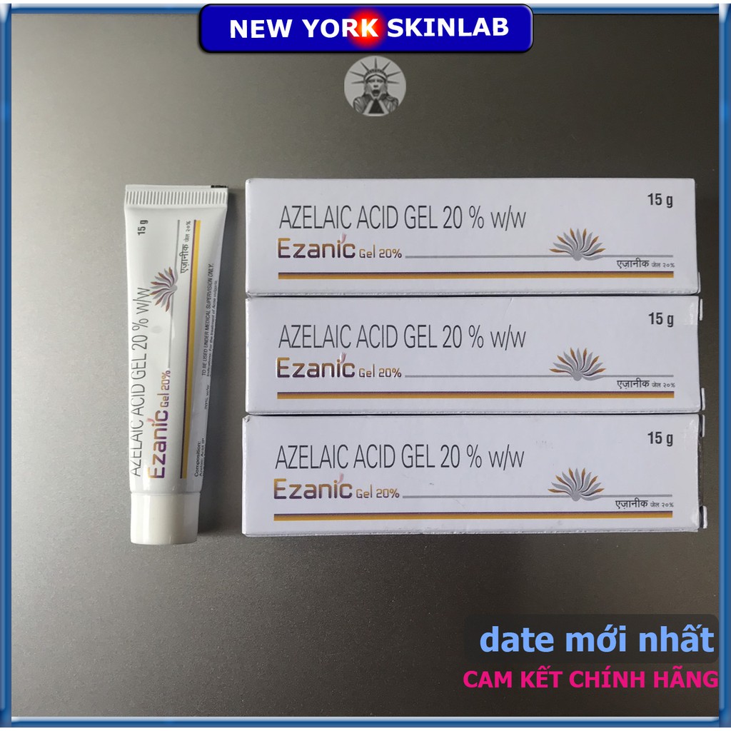 Chấm mụn Ezanic gel (15g) - 20% azelaic acid, loại bỏ mụn, hết thâm mụn (skinoren, azclear) | BigBuy360 - bigbuy360.vn