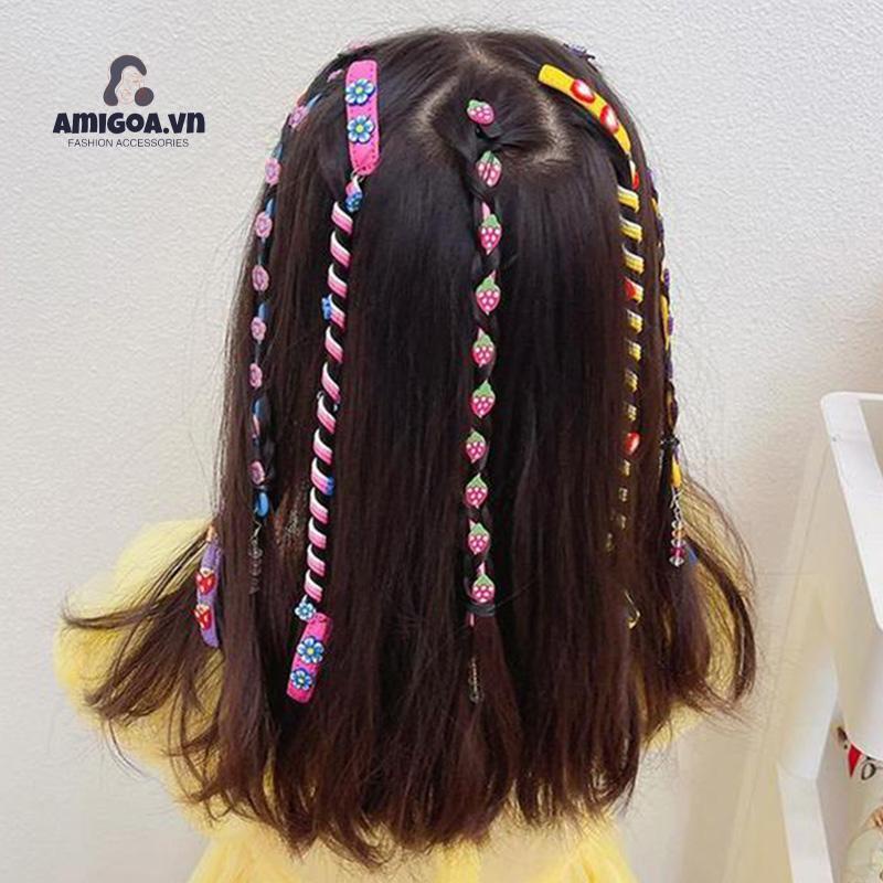 ✨✨Dụng Cụ Tết Tóc Xoăn Bằng Sắt Tây Tạng Nhiều Màu Cho Nữ