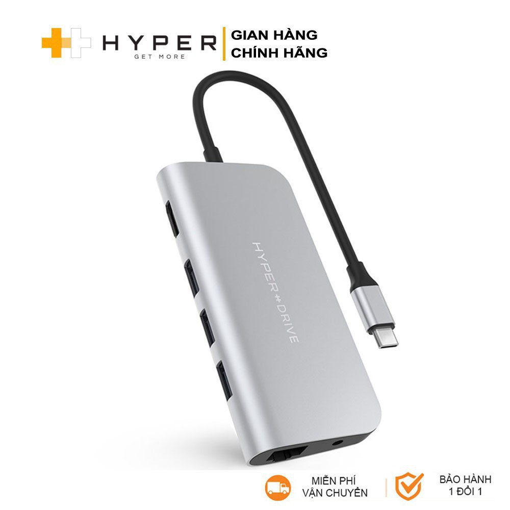 Cổng Chuyển HyperDrive Power 9 in1 USB-C Hub (HD30F)