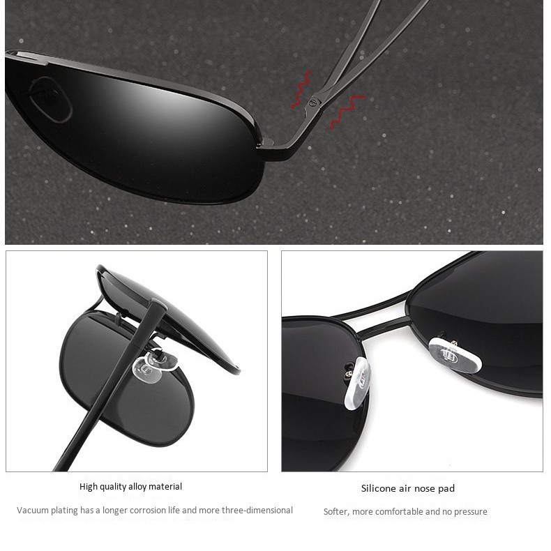 Kính Mát Phân Cực Thay Đổi Màu Sắc Theo Phong Cách Vintage Cho Nam Zdv4 | BigBuy360 - bigbuy360.vn