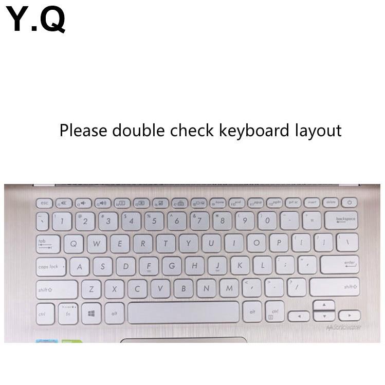 Miếng dán bảo vệ bàn phím máy tính bằng silicon mềm siêu mỏng cho ASUS VivoBook S14 S4300U 14inch