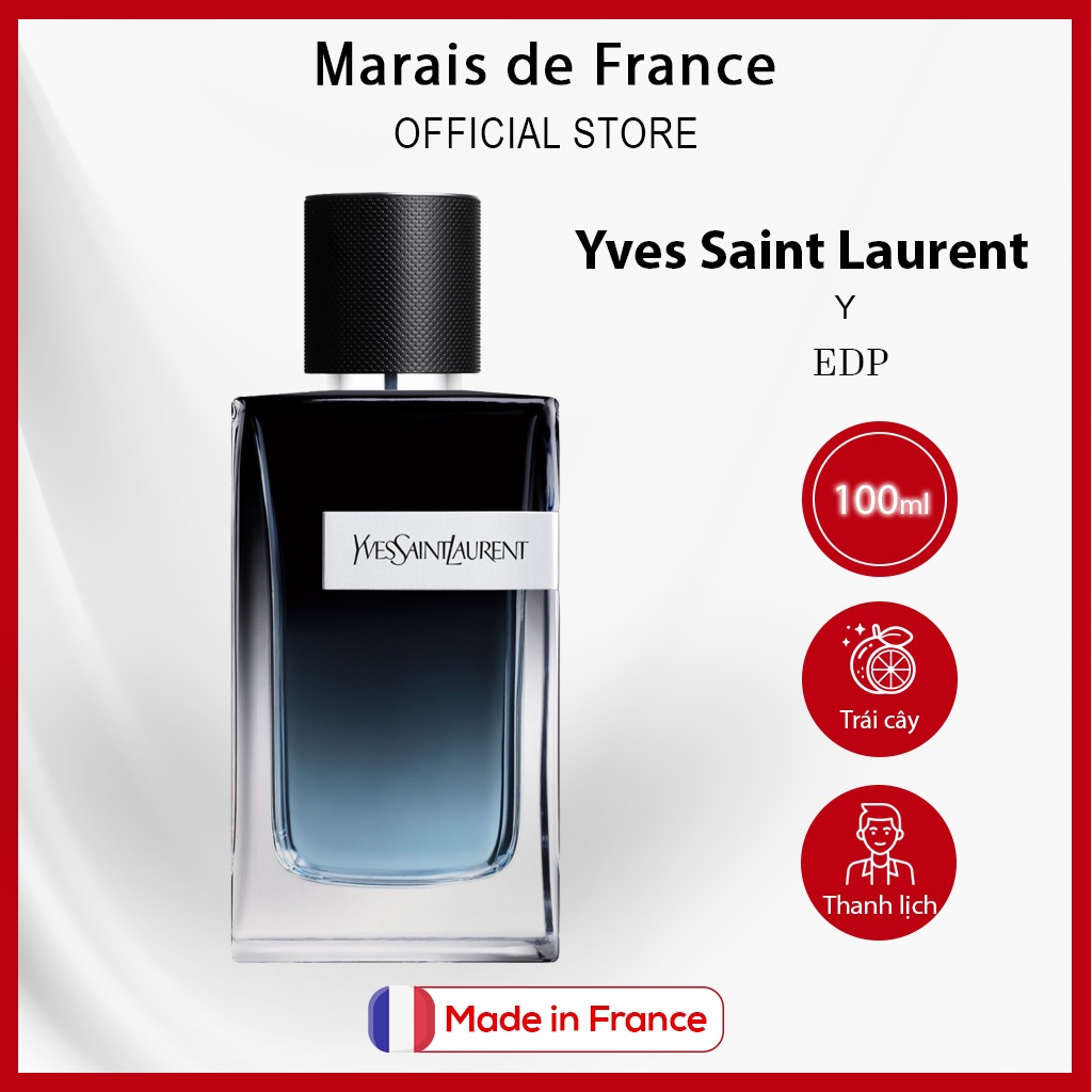 Nước hoa Nam Yves Saint Laurent  Y EDP 100ML nhập khẩu pháp chính ngạch có bill bảo hành