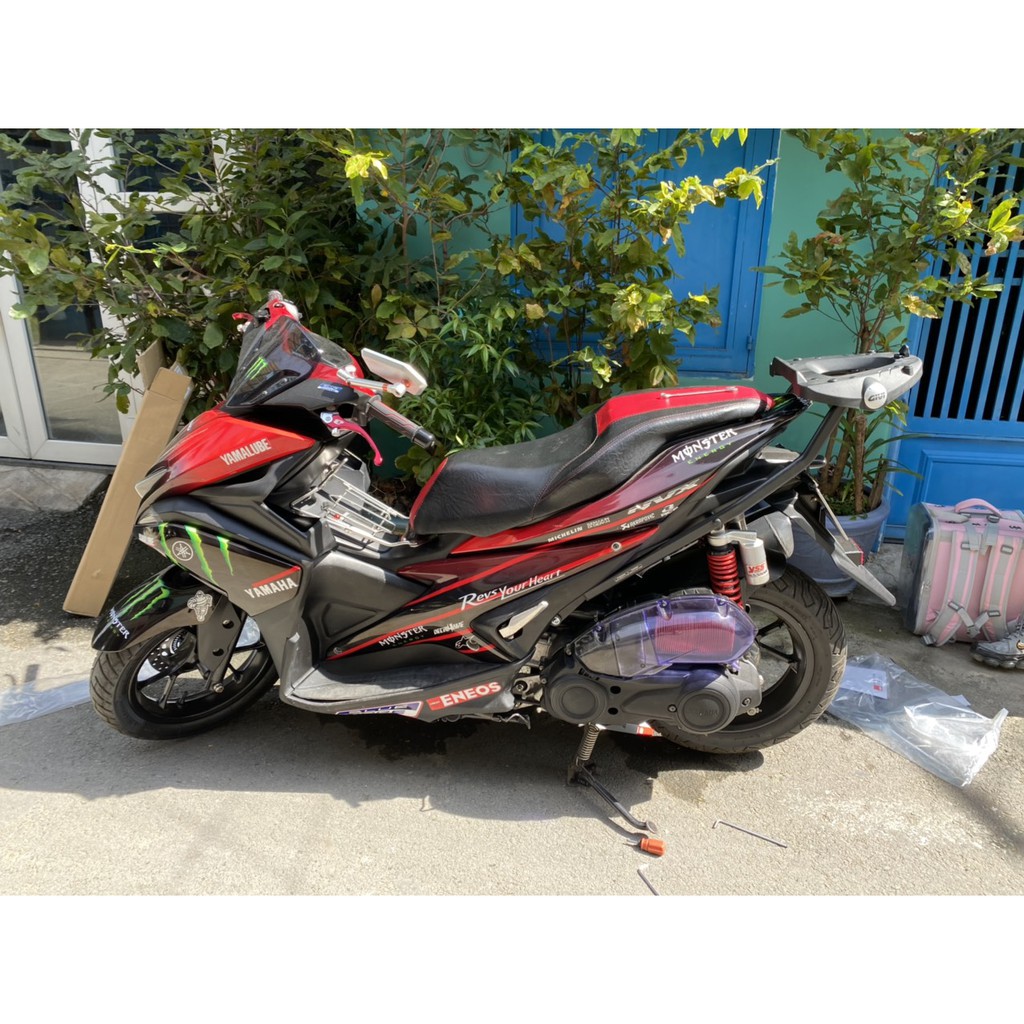 Baga SRV NVX 155 chính hãng - AEROX 155, baga Givi chính hãng, mới 100%