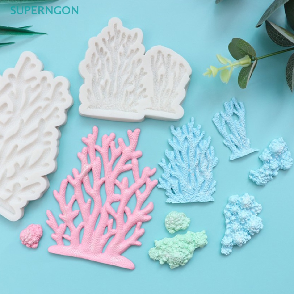 Khuôn Silicone Làm Bánh Hình San Hô Xinh Xắn