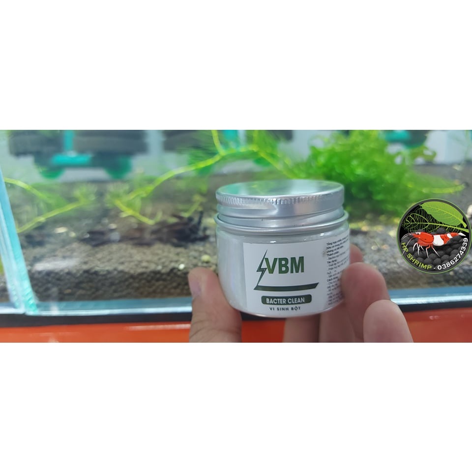 30g Vi sinh bột VBM chuyên dùng cho hồ cá tép thủy sinh - Phụ kiện thủy sinh - Phụ kiện cho hồ tép cảnh