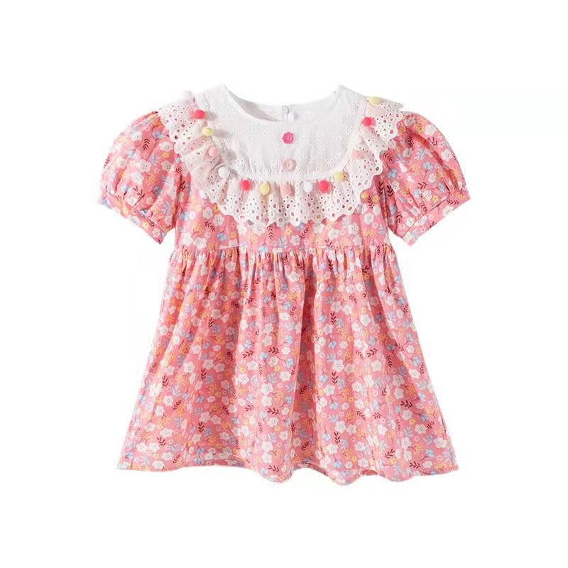 Đầm Công Chúa Tay Ngắn Thiết Kế Mới Thời Trang Mùa Hè Theo Phong Cách Hàn Quốc