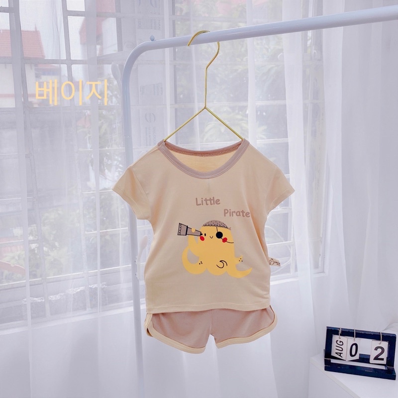 Bộ Quần Áo Hình Thú PeeKaBoo (Thun lạnh siêu mát) đáng yêu cho bé