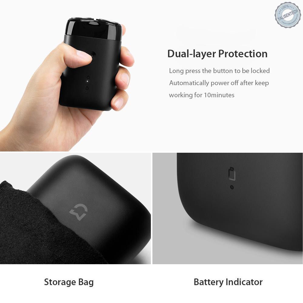 Máy Cạo Râu Xiaomi Mijia 2 Cổng Sạc Usb Tiện Lợi