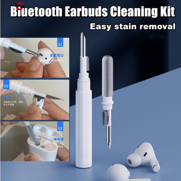 Tai Nghe Bluetooth Chụp Tai Không Dây Tai Nghe Nhét Tai Bụi Bộ Tương Thích Cho Airpods Pro I12 Tai Nghe Nhét Tai Làm Sạch Bút Bluetooth Ốp Lưng Dụng Cụ Vệ Sinh Làm Sạch