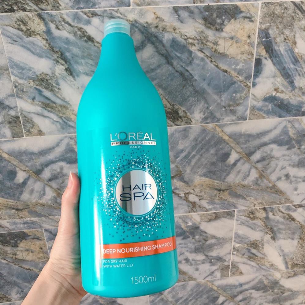 rẻ vô địch rẻ vô địch [chính hãng] Dầu gội L'oreal HairSpa siêu mềm mượt 1500ml chính hãng chính hãn